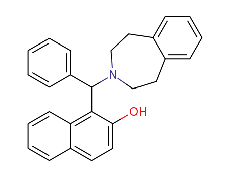 1-[(4,5-dihydro-1H-benzo[d]azepin-3(2H)-yl)phenylmethyl]naphthalen-2-ol