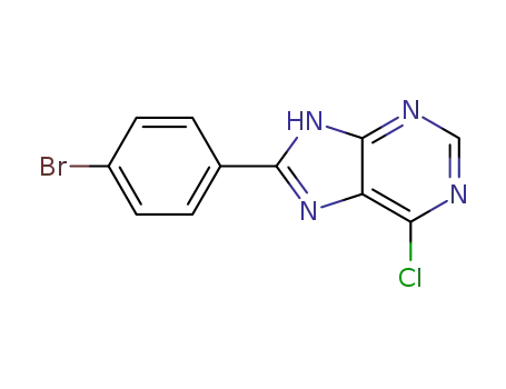 6-chloro-8-(4-bromophenyl)-9H-purine