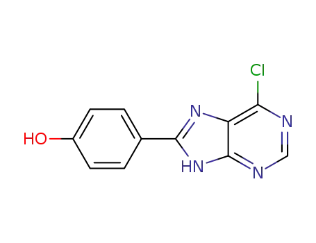 6-chloro-8-(4-hydroxyphenyl)-9H-purine