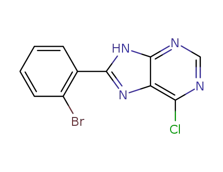 6-chloro-8-(2-bromophenyl)-9H-purine