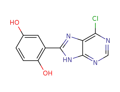 6-chloro-8-(2,5-dihydroxyphenyl)-9H-purine
