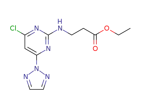 ethyl N-[4-chloro-6-(2H-1,2,3-triazol-2-yl)pyrimidin-2-yl]-beta-alaninate