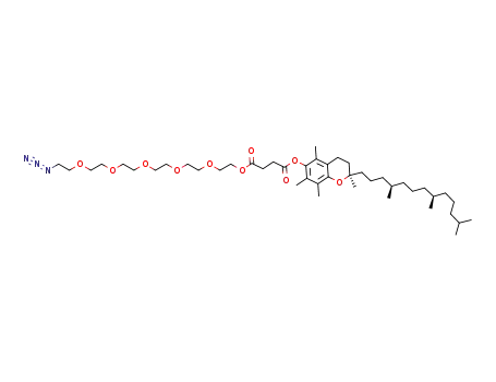 17-azido-3,6,9,12,15-pentaoxaheptadecyl ((R)-2,5,7,8-tetramethyl-2-((4R,8R)-4,8,12-trimethyltridecyl)chroman-6-yl)succinate