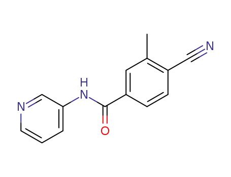 4-cyano-3-methyl-N-(3-pyridinyl)benzamide