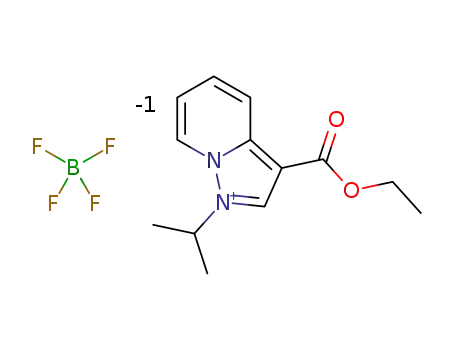 3-(carboethoxy)-1-isopropylpyrazolo[1,5-a]pyridin-1-ium tetrafluoroborate