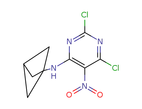 N-(bicyclo[1.1.1]pentan-1-yl)-2,6-dichloro-5-nitropyrimidin-4-amine