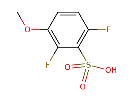 2,6-difluoro-3-methoxybenzenesulfonic acid