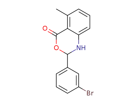 2-(3-bromophenyl)-5-methyl-1,2-dihydro-4H-benzo[d][1,3]oxazin-4-one