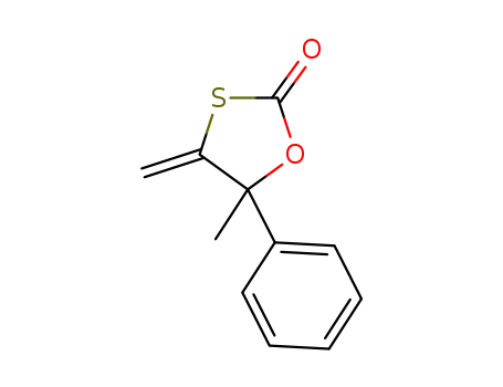 5-methyl-4-methylene-5-phenyl-1,3-oxathiolan-2-one