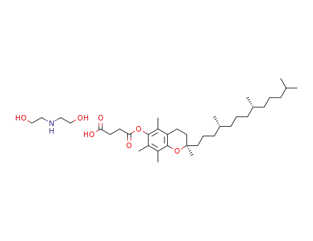 (2-hydroxyethyl)ammonium 4-oxo-4-[2,5,7,8-tetramethyl-2-(4,8,12-trimethyltridecyl)chroman-6-yloxy]butanoate
