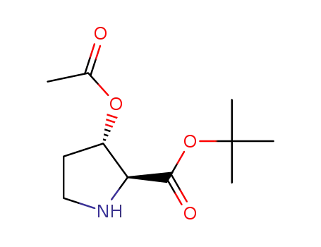 (S,S)-2-(tert-butoxycarbonyl)-3-acetoxypyrrolidine