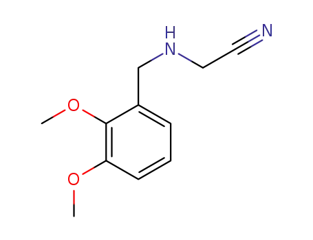 2-((2,3-dimethoxybenzyl)amino)acetonitrile