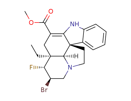 14β-Bromo 15α-fluoro vincadifformine