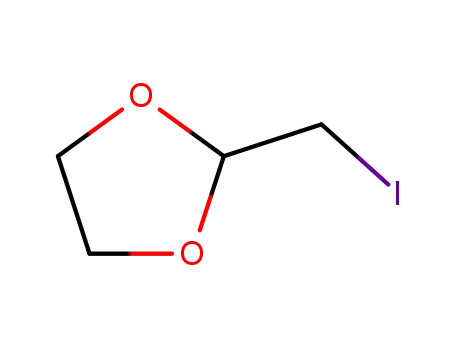 Molecular Structure of 41031-93-0 (1,3-Dioxolane, 2-(iodomethyl)-)