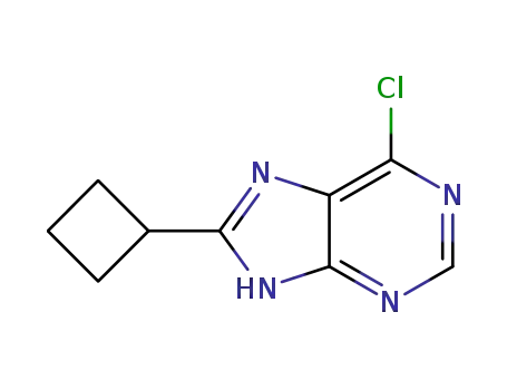 6-chloro-8-cyclobutyl-9H-purine