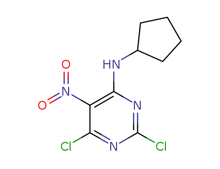 2,6-dichloro-N-cyclopentyl-5-nitropyrimidin-4-amine