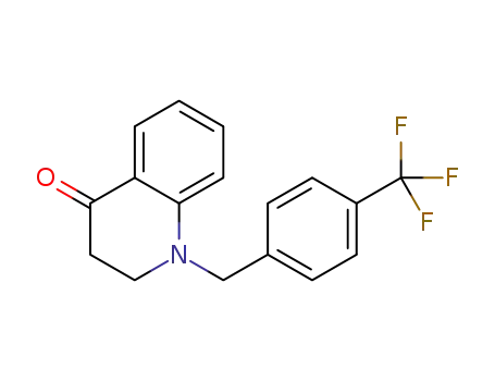 1-[[4-(trifluoromethyl)phenyl]methyl]-2,3-dihydroquinolin-4-one