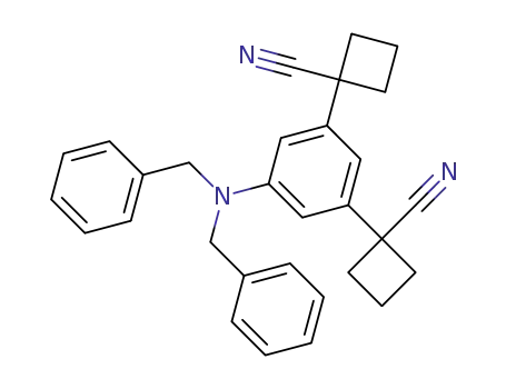 1,1'-(5-(dibenzylamino)-1,3-phenylene)bis(cyclobutane-1-carbonitrile)