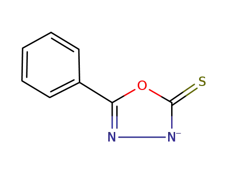 5-Phenyl-[1,3,4]oxadiazole-2-thiol anion