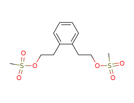 Molecular Structure of 130800-04-3 (1,2-phenylenebis(ethane-2,1-diyl) diMethanesulfonate)