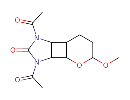 1,3-Diacetyl-5-methoxy-octahydro-4-oxa-1,3-diaza-cyclopenta[3,4]cyclobuta[1,2]benzen-2-one