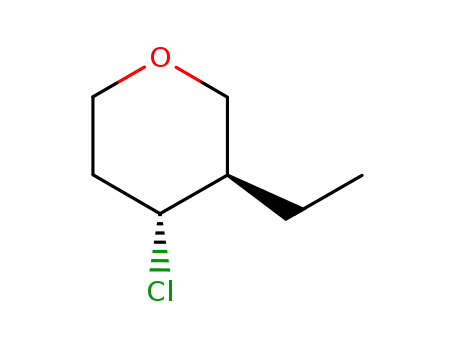 trans-3-ethyl-4-chlorotetrahydropyran