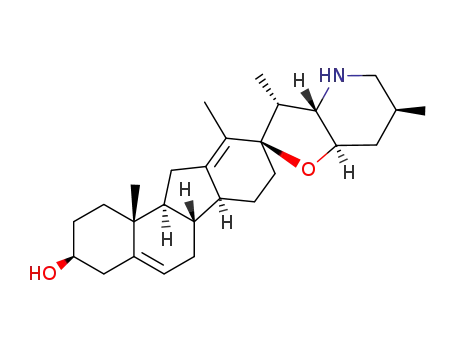 Molecular Structure of 4449-51-8 (CYCLOPAMINE)