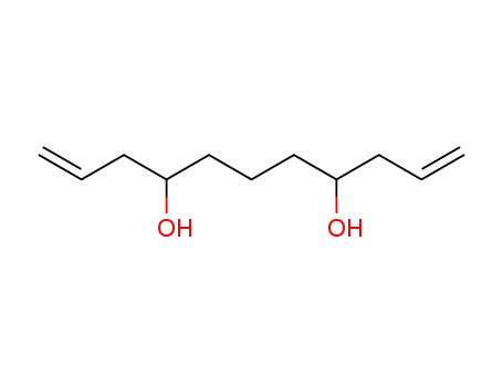 Molecular Structure of 111512-38-0 (1,10-Undecadiene-4,8-diol)