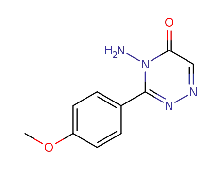 4-Amino-3-(4-methoxy-phenyl)-4H-[1,2,4]triazin-5-one