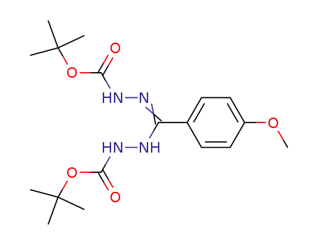 N'-[(tert-Butoxycarbonyl-hydrazono)-(4-methoxy-phenyl)-methyl]-hydrazinecarboxylic acid tert-butyl ester