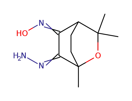 1,3,3-trimethyl-2-oxa-bicyclo[2.2.2]octane-5,6-dione 6-hydrazone 5-oxime