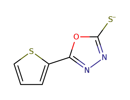 5-Thiophen-2-yl-[1,3,4]oxadiazole-2-thiol anion