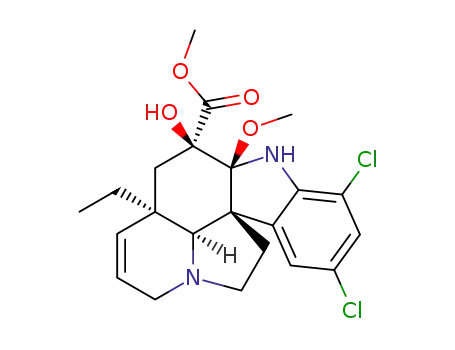 dichloro-10,12 dihydro-2,16 hydroxy-16 methoxy-2 tabersonine