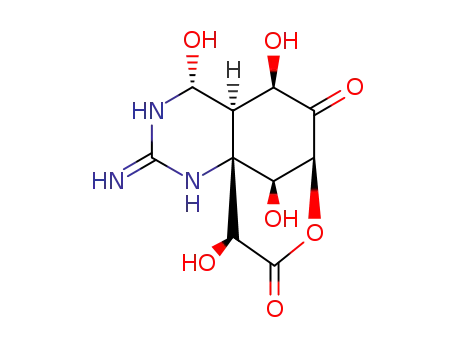 (7S)-2-amino-4c,5t,10t,11anti-tetrahydroxy-(4ac)-1(3),4,4a,5-tetrahydro-7r,10ac-methano-oxocino[4,5-d]pyrimidine-6,9-dione