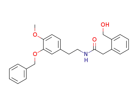 N-<2-(3-benzyloxy-4-methoxyphenyl)-ethyl>-(2-hydroxymethyl)phenylacetamide