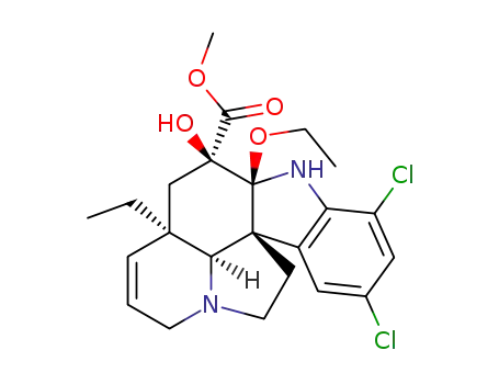 (3aR,5R,5aS,10bR,12bS)-7,9-Dichloro-5a-ethoxy-3a-ethyl-5-hydroxy-3a,4,5,5a,6,11,12,12b-octahydro-1H-6,12a-diaza-indeno[7,1-cd]fluorene-5-carboxylic acid methyl ester