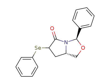 (3R,7aS)-3-phenyl-6-(phenylselanyl)tetrahydro-3H,5H-pyrrolo[1,2-c]oxazol-5-one