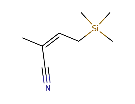 2-methyl-4-trimethylsilyl-2-butenenitrile