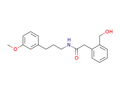 <2-(Hydroxymethyl)phenyl>-N-<3-(3-methoxyphenyl)propyl>acetamid