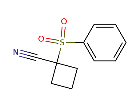1-Benzenesulfonyl-cyclobutanecarbonitrile