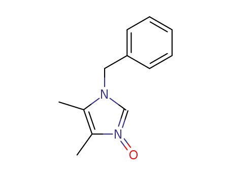 Molecular Structure of 55738-12-0 (1-BENZYL-4,5-DIMETHYLIMIDAZOLE-3-OXIDE)