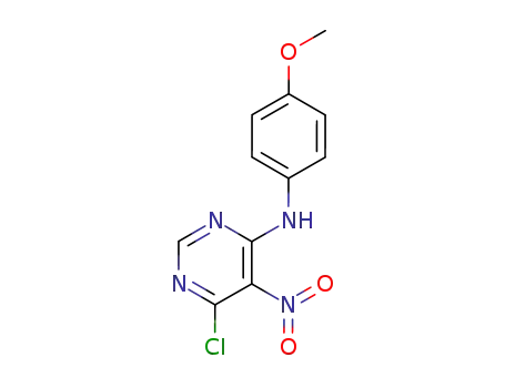 6-chloro-N-(4-methoxyphenyl)-5-nitropyrimidin-4-amine