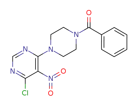 [4-(6-Chloro-5-nitro-pyrimidin-4-yl)-piperazin-1-yl]-phenyl-methanone