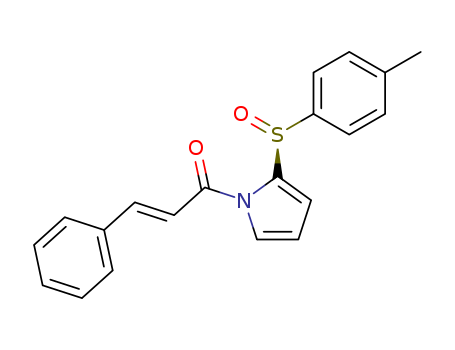 1H-Pyrrole, 2-[(S)-(4-methylphenyl)sulfinyl]-1-[(2E)-1-oxo-3-phenyl-2-propenyl]-