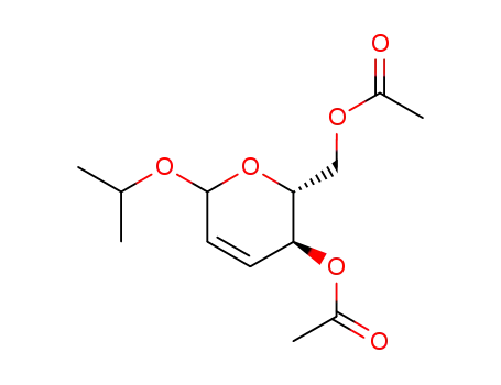 isopropyl 4,6-di-O-acetyl-2,3-dideoxy-D-erythro-hex-2-enopyranoside