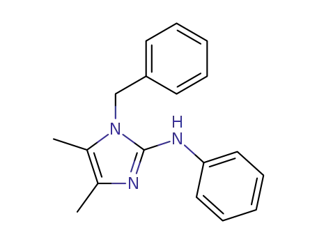 1-benzyl-4,5-dimethyl-2-(phenylamino)imidazole