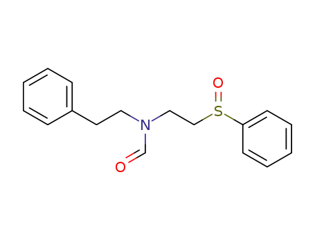 N-(2-phenylethyl)-N-(2-phenylsulfinylethyl)formamide