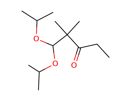 Molecular Structure of 349655-04-5 (3-Pentanone, 2,2-dimethyl-1,1-bis(1-methylethoxy)-)