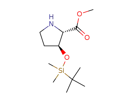 (2S,3S)-3-(tert-Butyl-dimethyl-silanyloxy)-pyrrolidine-2-carboxylic acid methyl ester