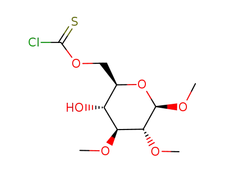 methyl 6-O-chlorothiocarbonyl-2,3-di-O-methyl-β-D-glucopyranoside